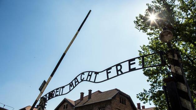 The entrance to the Auschwitz-Birkenau State Museum in Poland.(NYT Photo)