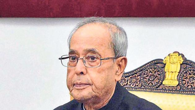 President Pranab Mukherjee said there needs to be an “out-of-box” solution to curb the dangers of environmental degradation.(PTI Photo) President Pranab Mukherjee said there needs to be an “out-of-box” solution to curb the dangers of environmental degradation.(PTI Photo)