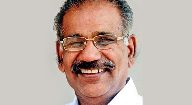 Kerala minister AK Saseendran resigned on Sunday, March 26, 2017, over allegations of misconduct with a woman surfaced against him.(HT Photo)