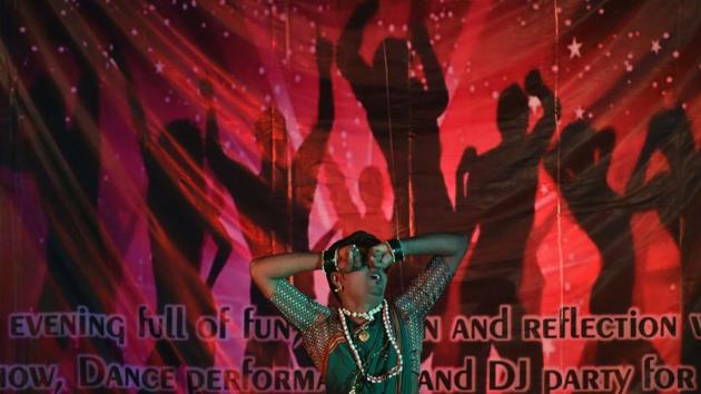 This participant takes centre stage. (Pratham Gokhale/HT Photo) 