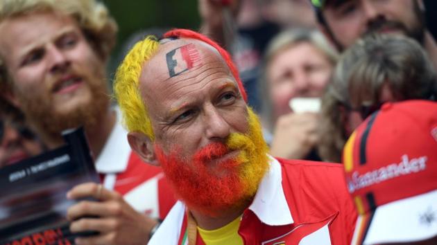 Needless to say, Ferrari fans had a field day at the Formula One Australian Grand Prix at Albert Park in Melbourne on Sunday. (AFP) Needless to say, Ferrari fans had a field day at the Formula One Australian Grand Prix at Albert Park in Melbourne on Sunday. (AFP)