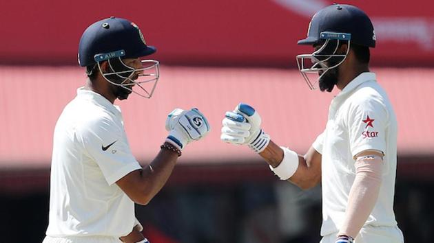 Cheteshwar Pujara and KL Rahul shared a 83-run stand for the 2nd wicket. (BCCI) 
