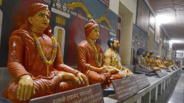 At the Digvijaynath Smriti Bhawan in the Gorakhnath Temple, Gorakhpur(Photo: Ashok Dutta) At the Digvijaynath Smriti Bhawan in the Gorakhnath Temple, Gorakhpur(Photo: Ashok Dutta)