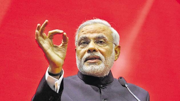 In his first Mann ki Baat radio address since the electoral triumph, Modi identified traffic rules and fuel consumption as areas where people could contribute to the ‘new India’.(REUTERS)