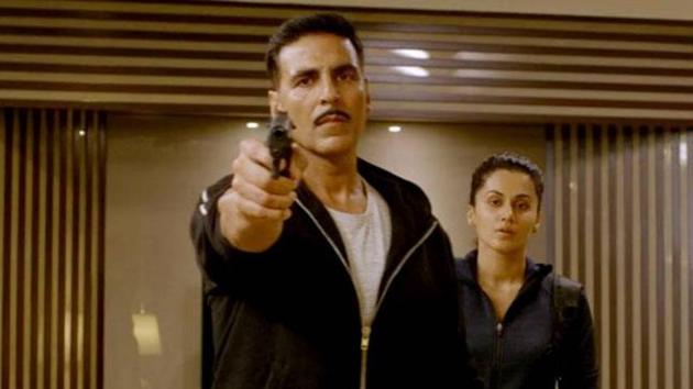 As a promotional step for Naam Shabana, Akshay and Taapsee had also posted on social media a video teaching self-defence techniques to girls.(YouTube)