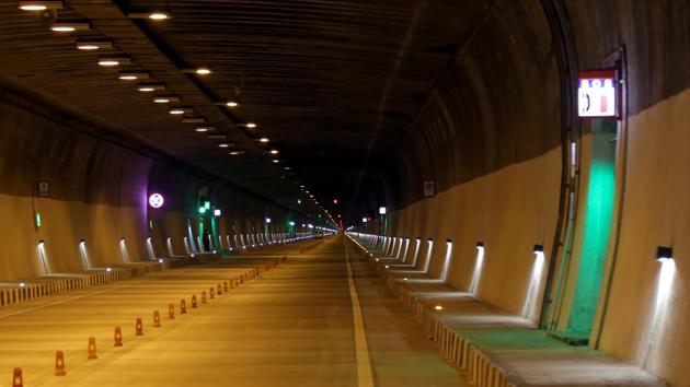 The longest bi-directional tunnel is fully-integrated with ventilation, communication, power supply and a parallel escape hatch in case of an emergency. (HT Photo) The longest bi-directional tunnel is fully-integrated with ventilation, communication, power supply and a parallel escape hatch in case of an emergency. (HT Photo)