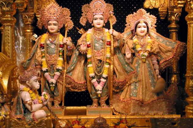 That bright yellow cloth with which you drape the Gudi, that is the traditional flag of victory - and in that sense, an ultimate sign of faith. You hoist the flag no matter what stage of battle you may be in, because the assumption is that God has achieved victory at the outset. For some, that cloth is reminiscent of Rama’s victory over Ravana. (Image courtesy ISKCON) That bright yellow cloth with which you drape the Gudi, that is the traditional flag of victory - and in that sense, an ultimate sign of faith. You hoist the flag no matter what stage of battle you may be in, because the assumption is that God has achieved victory at the outset. For some, that cloth is reminiscent of Rama’s victory over Ravana. (Image courtesy ISKCON)