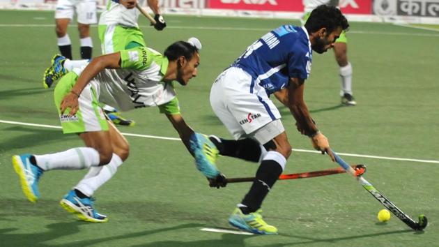 Unlike the extremely popular Hockey India League, the national hockey championship has very few takers. (HT Photo) Unlike the extremely popular Hockey India League, the national hockey championship has very few takers. (HT Photo)