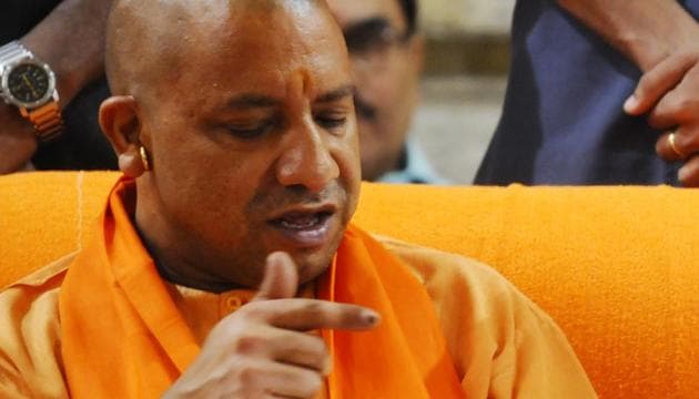 Uttar Pradesh chief minister Yogi Adityanath has hit the ground running, grabbing headlines with a series of decisions ranging from banning pan and gutkha at workplaces to cracking down on illegal slaughterhouses.(Deepak Gupta/HT Photo)