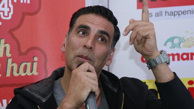 Actor Akshay Kumar revealed what made him change his name from Rajiv to Akshay.(Waseem Gashroo/ HT Photo)