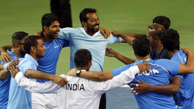 India had beaten New Zealand 4-1 in their Davis Cup Asia/Oceania Group I tie in Pune in February. (AP) India had beaten New Zealand 4-1 in their Davis Cup Asia/Oceania Group I tie in Pune in February. (AP)