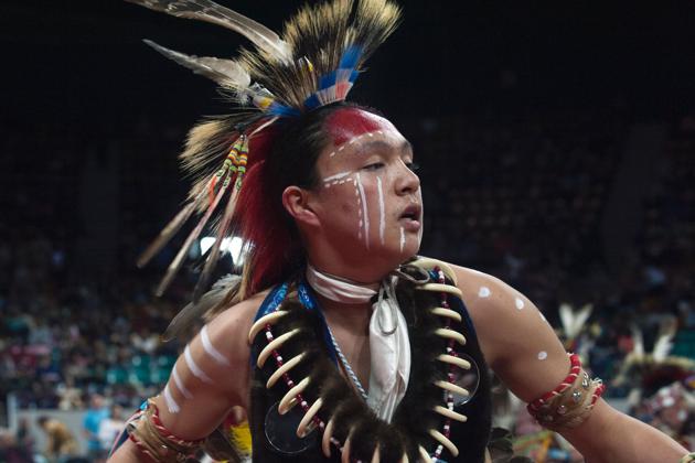 Since 2009 roughly 95 nations, 35 US states, and five Canadian provinces have been represented during the powwow. (Jason Connolly / AFP)