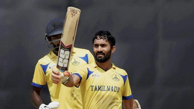 Dinesh Karthik scored 93 to guide Tamil Nadu to the Deodhar Trophy final on Monday. (PTI) Dinesh Karthik scored 93 to guide Tamil Nadu to the Deodhar Trophy final on Monday. (PTI)