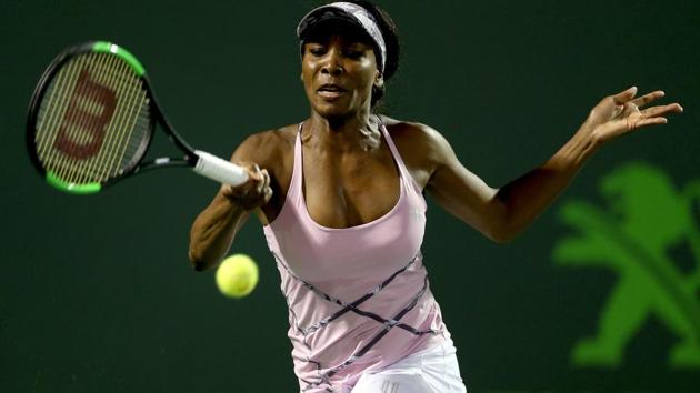 Venus Williams set up a clash with Angelique Kerber after beating Svetlana Kuznetsova at the Miami Open. (AFP) Venus Williams set up a clash with Angelique Kerber after beating Svetlana Kuznetsova at the Miami Open. (AFP)