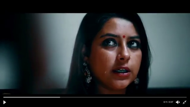 Pratyusha Banerjee in a still from the short film.