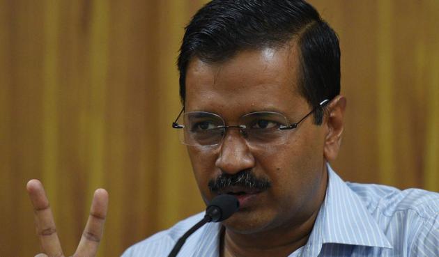 New Delhi, India - March 25, 2017: Delhi CM Arvind Kejriwal and Deputy CM Manish Sisodia during the a press conference at his residence in New Delhi, India, on Saturday, March 25, 2017. (Photo by Ravi Choudhary/ Hindustan Times) (Ravi Choudhary/HT PHOTO) New Delhi, India - March 25, 2017: Delhi CM Arvind Kejriwal and Deputy CM Manish Sisodia during the a press conference at his residence in New Delhi, India, on Saturday, March 25, 2017. (Photo by Ravi Choudhary/ Hindustan Times) (Ravi Choudhary/HT PHOTO)