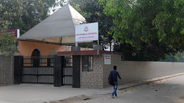 The principal of DAV public school in Sector 14 said they have removed the shop selling uniforms, books and stationery from the campus. (Parveen Kumar/HT File) The principal of DAV public school in Sector 14 said they have removed the shop selling uniforms, books and stationery from the campus. (Parveen Kumar/HT File)