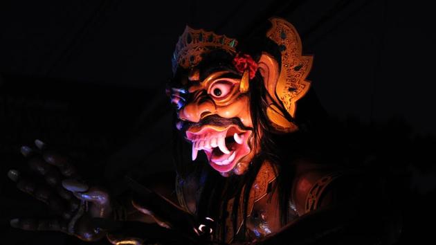 Nyepi festivities started on Saturday for Melasti, when Balinese carried sacred objects from Hindu temples into the sea for blessings and purification. (Sonny Tumbelaka / AFP) Nyepi festivities started on Saturday for Melasti, when Balinese carried sacred objects from Hindu temples into the sea for blessings and purification. (Sonny Tumbelaka / AFP)