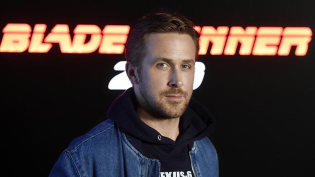 Ryan Gosling, who stars in the upcoming film Blade Runner 2049, poses during a photo call backstage of the Sony Pictures Entertainment presentation at CinemaCon 2017 at Caesars Palace on Monday. (Chris Pizzello/Invision/AP) Ryan Gosling, who stars in the upcoming film Blade Runner 2049, poses during a photo call backstage of the Sony Pictures Entertainment presentation at CinemaCon 2017 at Caesars Palace on Monday. (Chris Pizzello/Invision/AP)