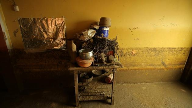 Belongings are seen at the home of Paulino Rojas. (Mariana Bazo/REUTERS)