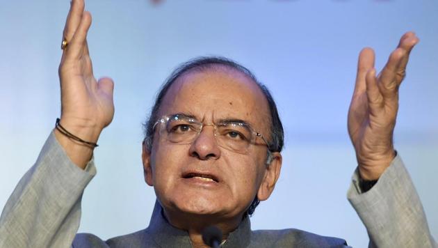 Finance minister Arun Jaitley at the Commonwealth Auditors General Conference, Delhi, March 22. When he presented the Union budget, the finance minister had strongly acknowledged that a transparent method of funding political parties is vital to the system of free and fair elections.(PTI) Finance minister Arun Jaitley at the Commonwealth Auditors General Conference, Delhi, March 22. When he presented the Union budget, the finance minister had strongly acknowledged that a transparent method of funding political parties is vital to the system of free and fair elections.(PTI)