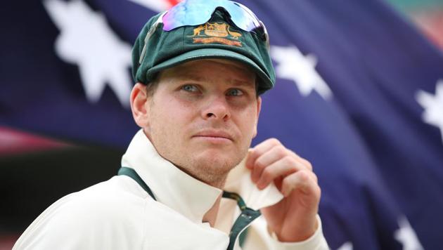 Australia skipper Steve Smith during the fourth India vs Australia Test match in Dharamsala.(Getty Images)