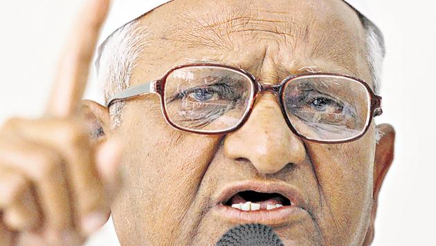 While Hazare did not announce a date for the agitation, he said he continues to receive complaints from citizens from all parts of the country on corruption.(HT)