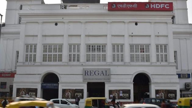 Regal cinema in Delhi’s Connaught Place will shut on March 30. (PTI) Regal cinema in Delhi’s Connaught Place will shut on March 30. (PTI)