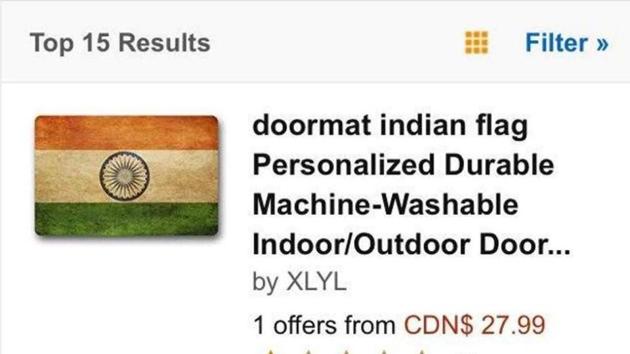 amazon insult national flag