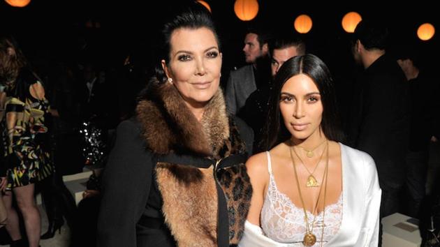 “Kris Jenner vibes,” Kim captions the image of her morphing into Kris.(File photo)