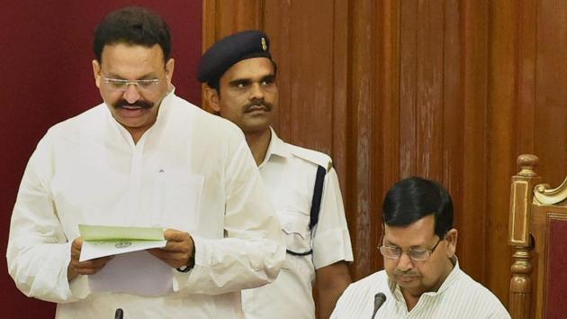 Gangster-turned-politician Mukhtar Ansari was shifted to Lucknow jail from Agra last year after his party Quami Ekta Dal (QED) merged with the Samajwadi Party(PTI)