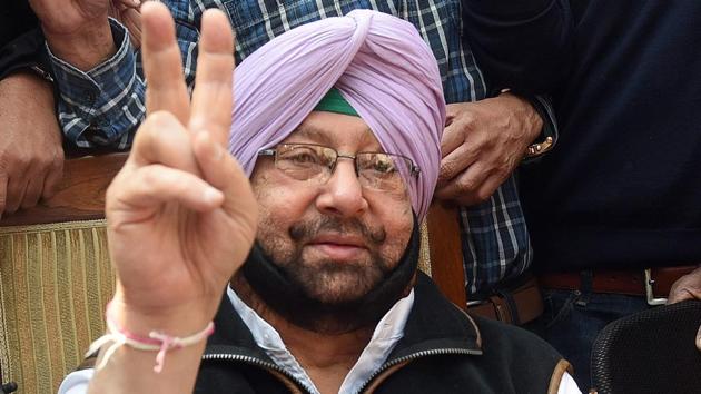 The party will hold a reception on Thursday evening for Captain Amarinder Singh in west Delhi.(HT FILE)