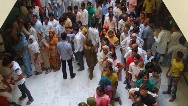 The elections for the three municipal corporations in Delhi will take place on April 23. (Hindustan Times) The elections for the three municipal corporations in Delhi will take place on April 23. (Hindustan Times)