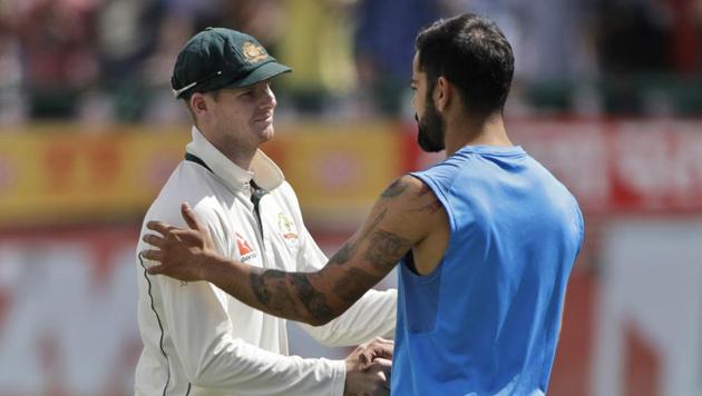 Virat Kohli and Steve Smith shared a bitter relationship during the India vs Australia Test series that the hosts won 2-1.(AP)