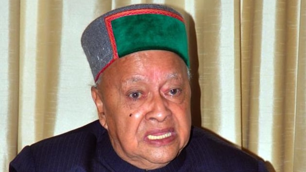 Himachal Pradesh chief minister Virbhadra Singh.(HT File Photo)