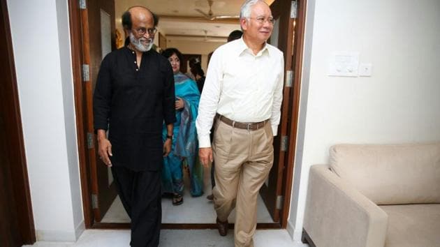 The meeting between Rajinikanth and the Malaysian Prime Minister Mohammad N Razak had no agenda.