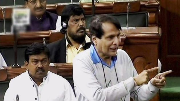 Although the rate of train accidents in India has come down, as per the “global index”, Railway minister Suresh Prabhu said he was not happy with it, and would like to work towards zero accident levels. (PTI File Photo) Although the rate of train accidents in India has come down, as per the “global index”, Railway minister Suresh Prabhu said he was not happy with it, and would like to work towards zero accident levels. (PTI File Photo)
