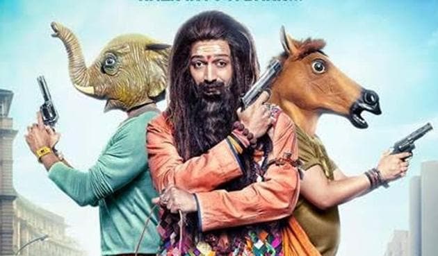 Bank Chor Motion Poster Riteish Deshmukh Is A Quirky Baba Hindustan Times In posters, riteish has morphed faces of lead stars with his own. bank chor motion poster riteish