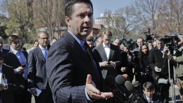 House Intelligence Committee chairman Devin Nunes speaks with reporters outside the White House in Washington. (AP File Photo) House Intelligence Committee chairman Devin Nunes speaks with reporters outside the White House in Washington. (AP File Photo)