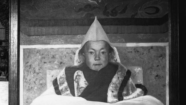 The 15 year old boy ruler of Tibet, Dalai Lama Tenzin Gyatso. (Getty Images)