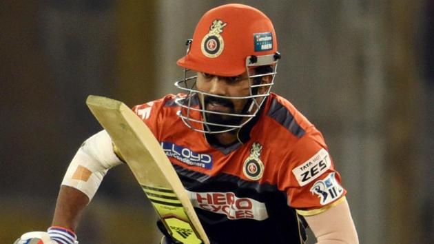 KL Rahul will be out for the entire season as he will undergo surgery for a left shoulder injury. (HT Photo)