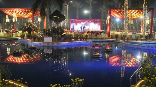 A marriage palace in SAS Nagar.(HT Representative Image)