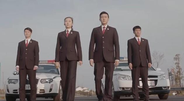 The 55-episode series “In the Name of the People,” made its debut on state television last week and made an immediate splash.(YouTube screengrab)