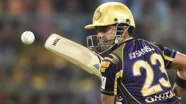 Kolkata Knight Riders will be missing the services of Andre Russell who is currently serving a one-year ban. (HT Photo)