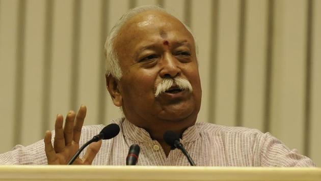 However, Bhagwat clarified last week that he is not in contention for the country’s top post.(Hindustan Times)