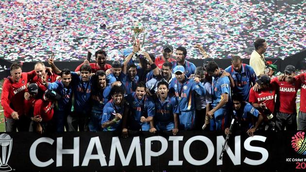 India won the World Cup after 28 years on April 2, 2011 when they defeated Sri Lanka by six wickets to become the first nation to win the tournament at home. (Getty Images) India won the World Cup after 28 years on April 2, 2011 when they defeated Sri Lanka by six wickets to become the first nation to win the tournament at home. (Getty Images)