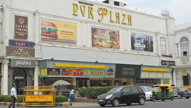 The Plaza Cinema in Connaught Place was constructed in 1940,as one of the first cinema halls in Delhi. It gave way to PVR Plaza in May 2004 after 64 years of its existence. (anmol wahi/Ht Photo) 