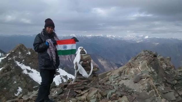 Sabita Mahto awaits sponsorship to realise her dreams of scaling Mount Everest.(Phto courtesy: Sabita Mahto) Sabita Mahto awaits sponsorship to realise her dreams of scaling Mount Everest.(Phto courtesy: Sabita Mahto)