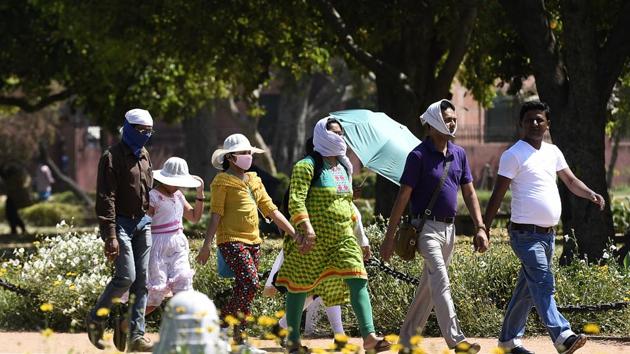 Spring has been short lived with record setting temperatures in the month of March and April expected to be much hotter than usual. (Sonu Mehta/HT PHOTO)