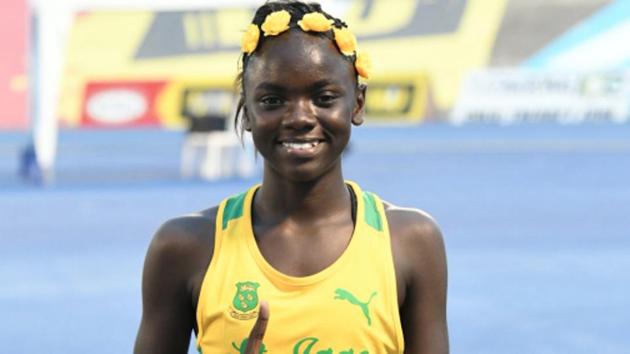 Brianna Lyston has been compared to Usain Bolt after she won the Class Four 200m sprint. (Twitter) Brianna Lyston has been compared to Usain Bolt after she won the Class Four 200m sprint. (Twitter)